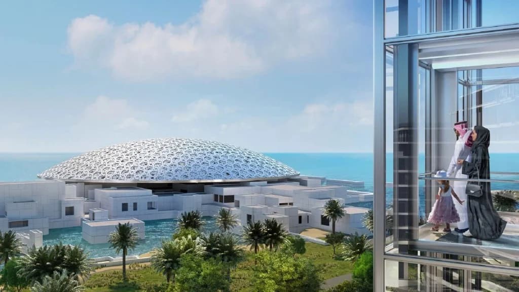 Saadiyat Island cultural waterfront, Abu Dhabi off plan area