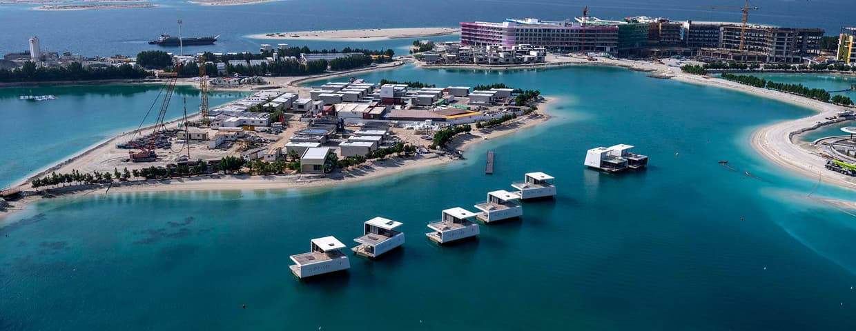 The World Islands Dubai leisure coastline and calm Gulf waters