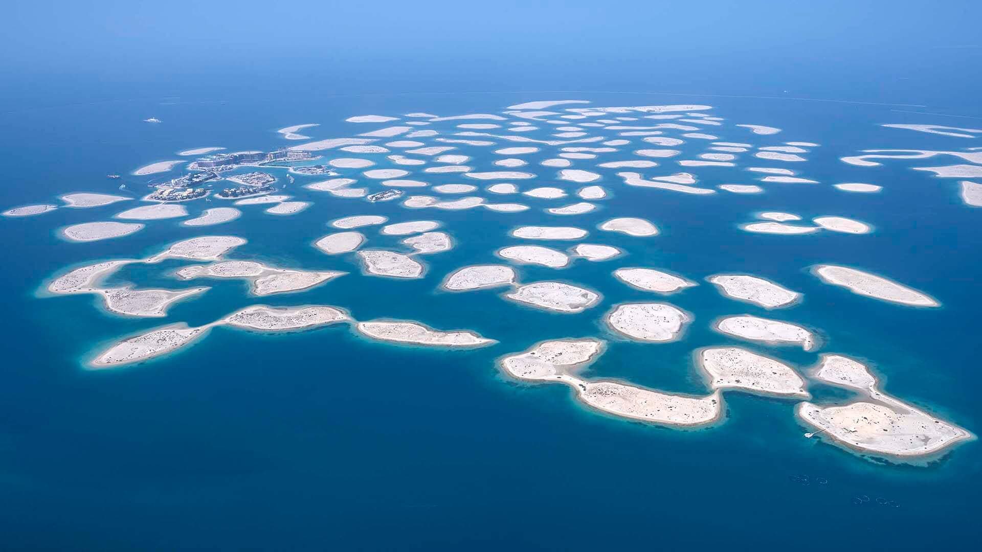 Waterfront lifestyle at The World Islands Dubai, destination context for Maserati Island
