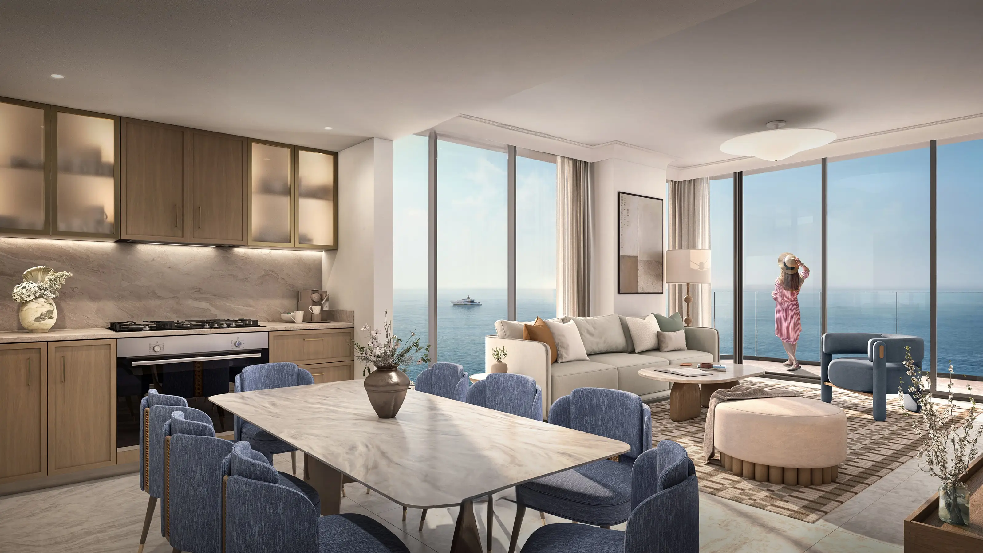 Address Residences Al Marjan Phase 1, Al Marjan kitchen dining, Al Marjan Island