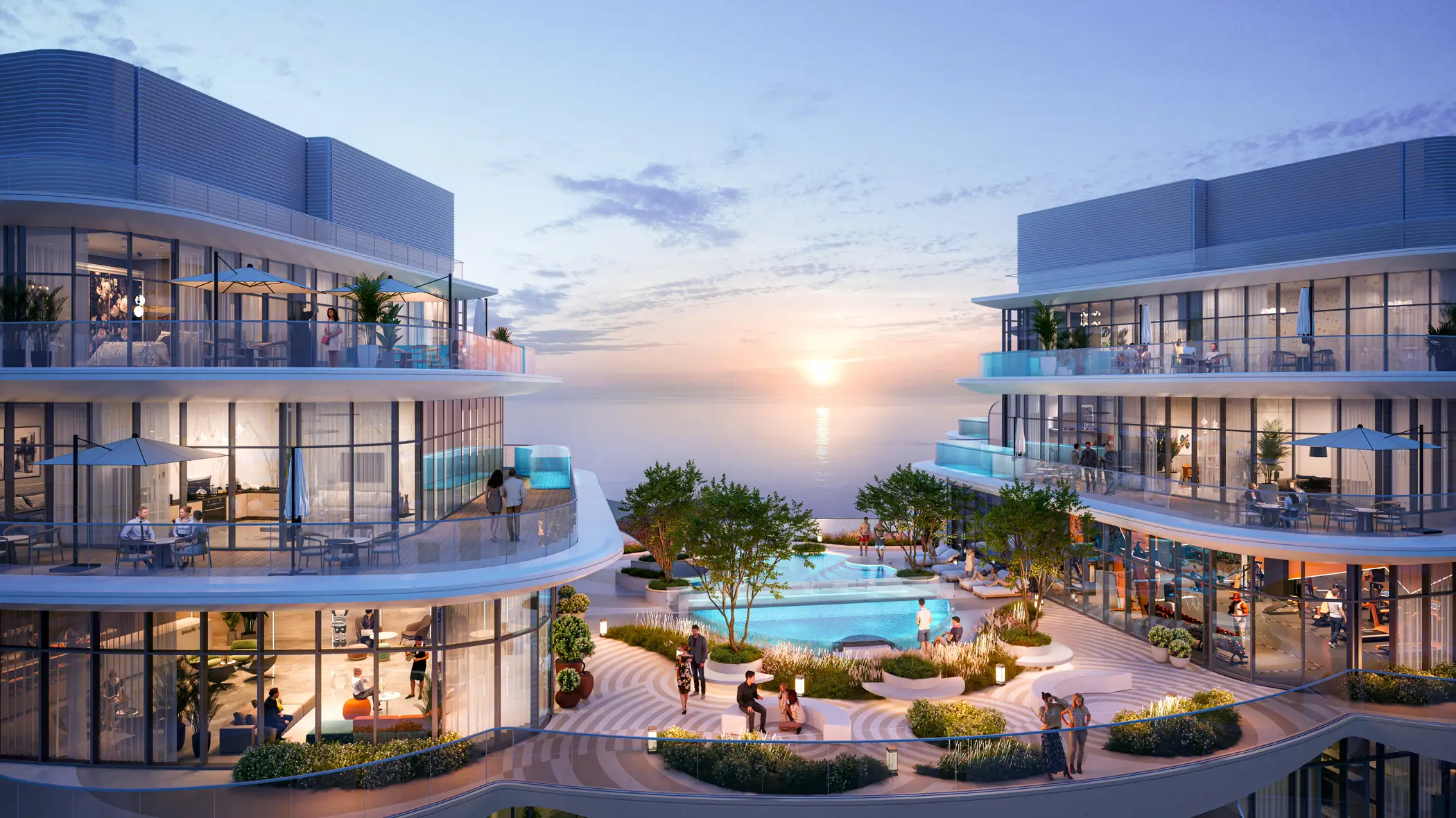 Aqua Arc, Al Marjan lobby reception, Al Marjan Island