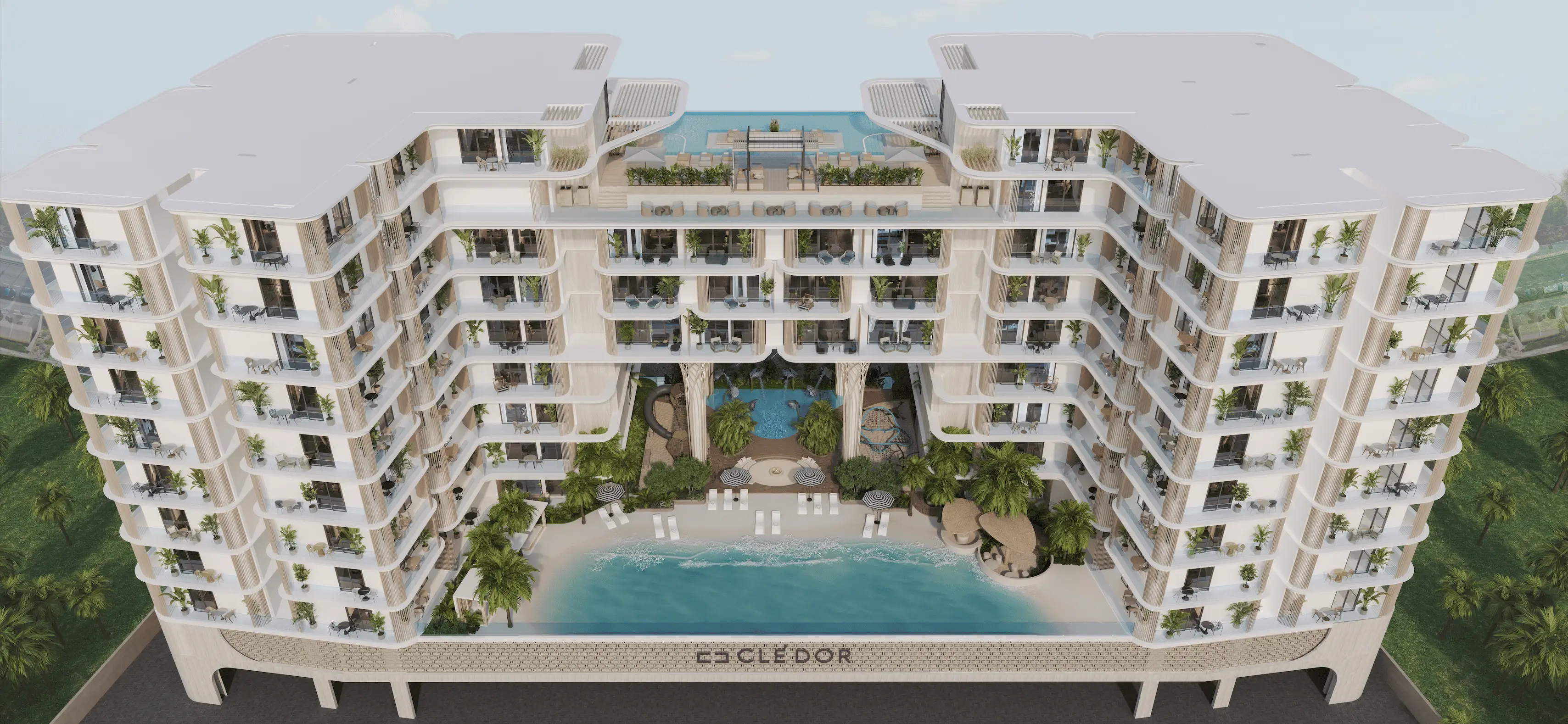 Arthouse Residences, Al Marjan lobby reception, Al Marjan Island