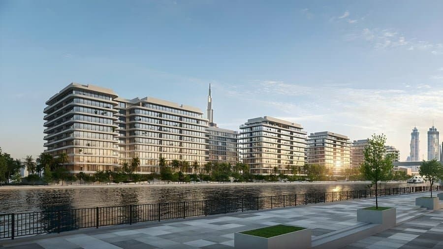Dubai Creek Gardens residences beside the creek