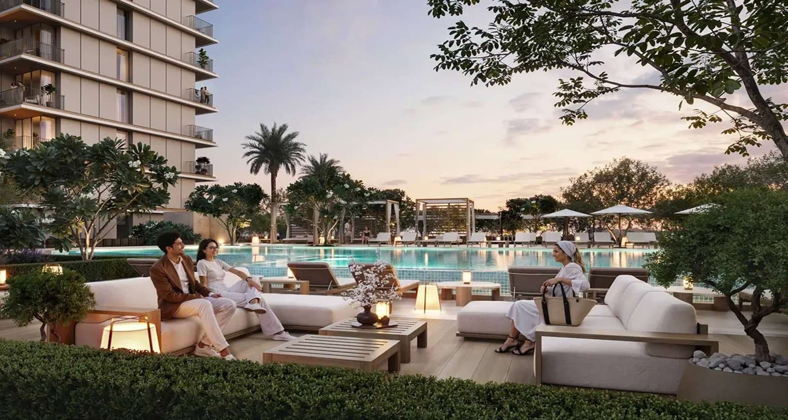 Dubai Creek Gardens apartment view toward the water