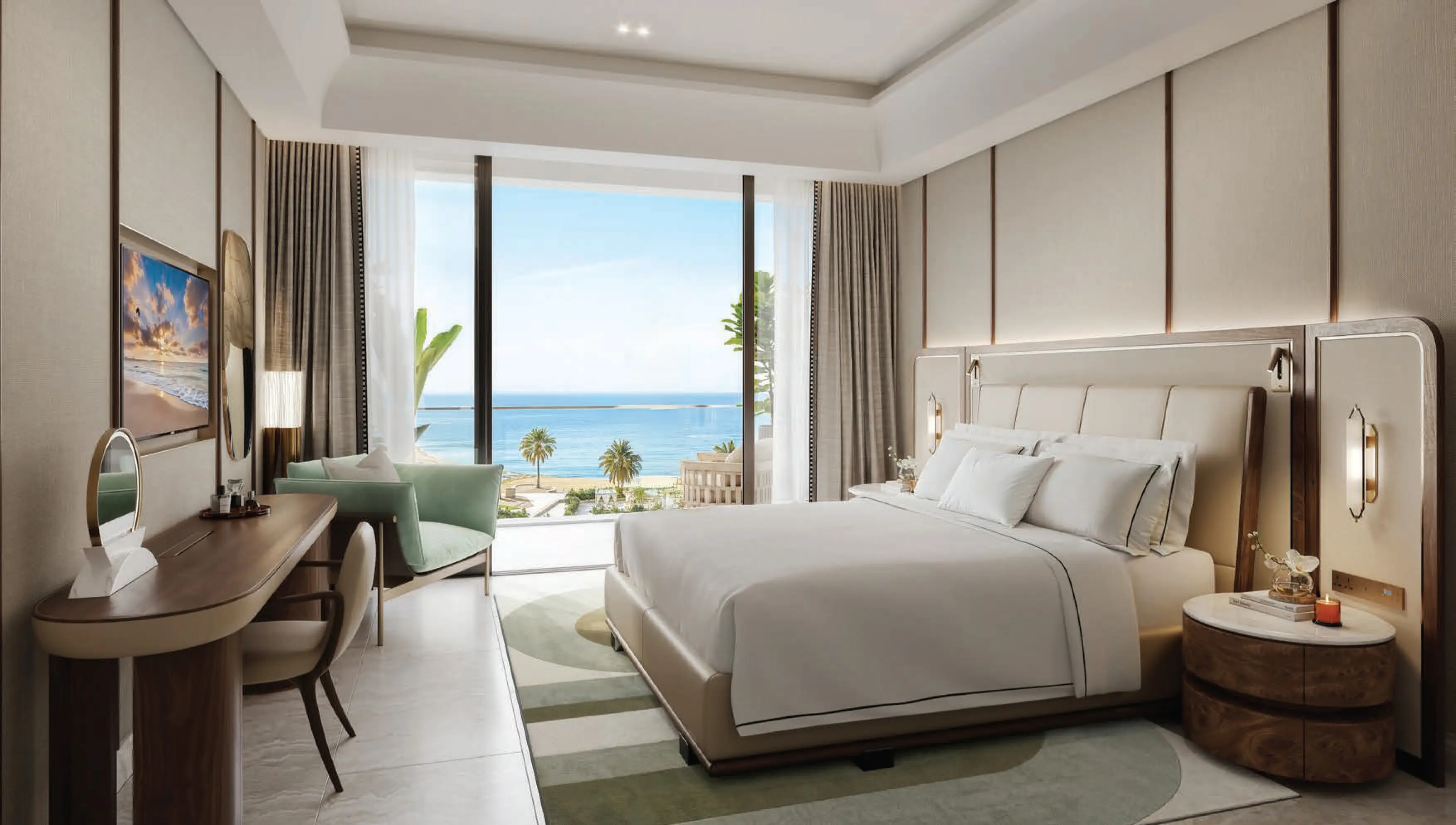 Kitchen and dining at Fairmont Residences Tower 3, Al Marjan