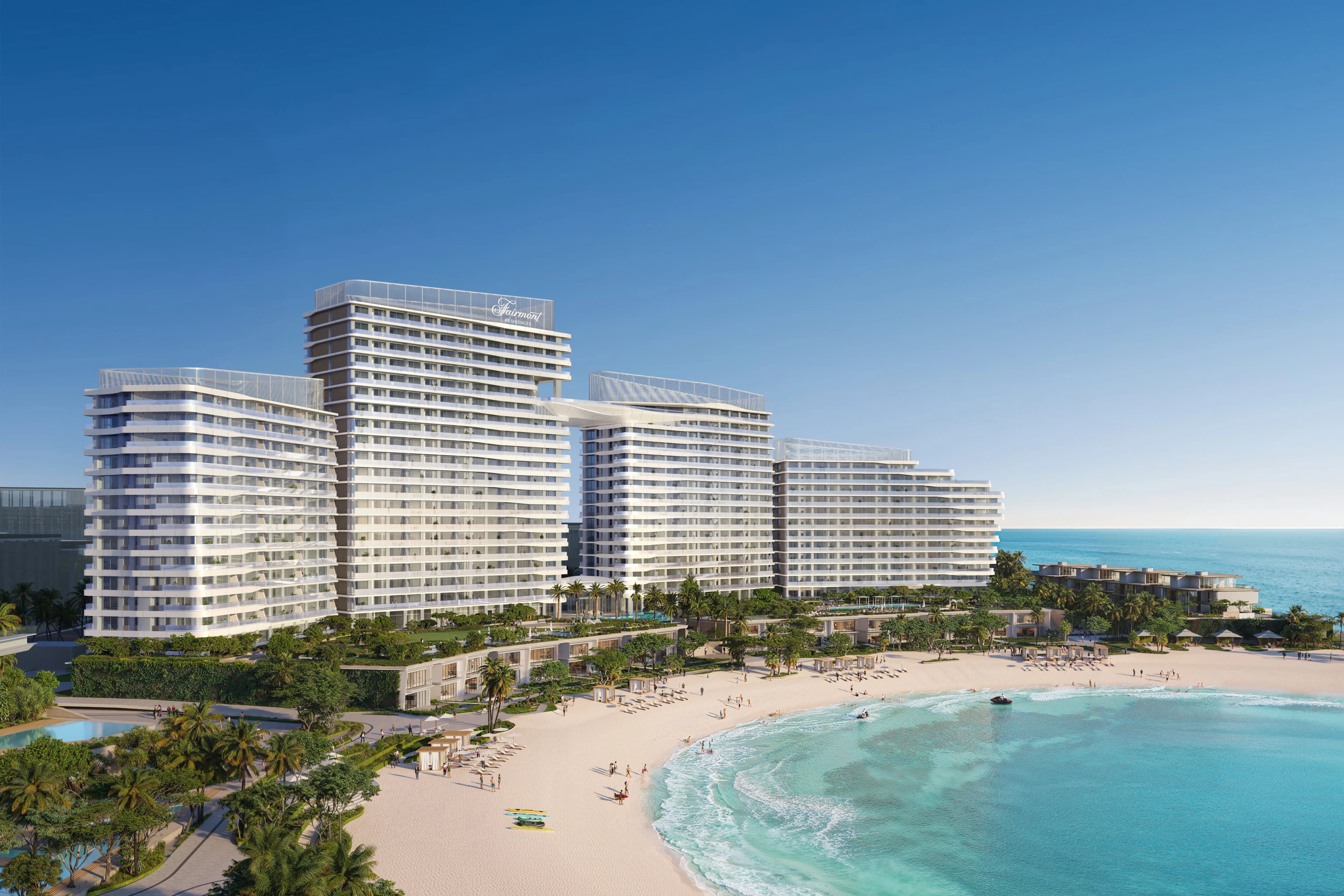 Lobby reception at Fairmont Residences Tower 3, Al Marjan