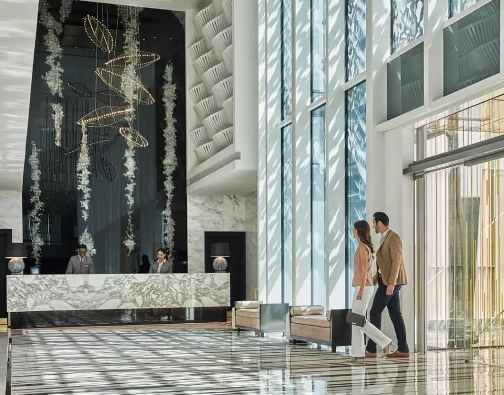 Four Seasons Private Residences Abu Dhabi at Al Maryah Island hotel lobby
