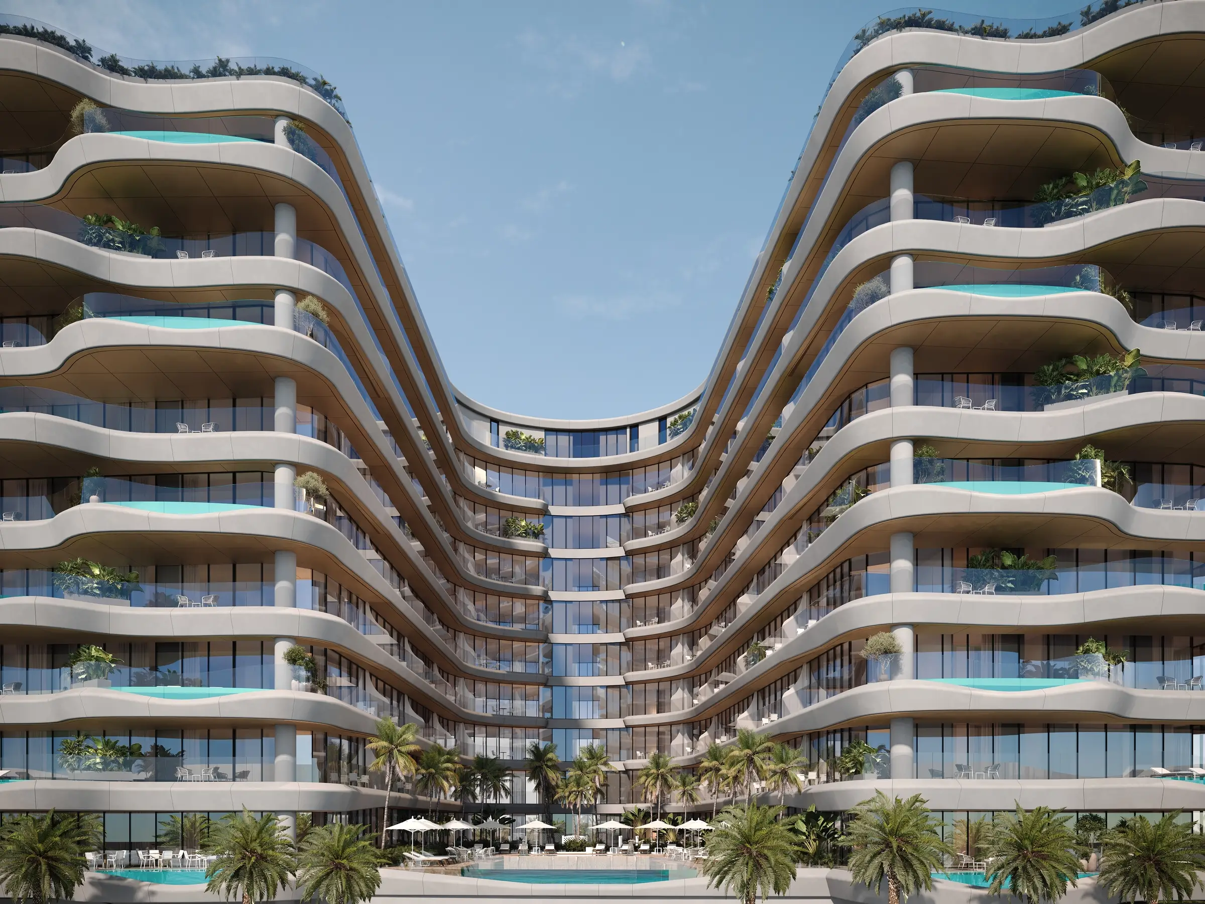 Gianfranco Ferre Residences, Al Marjan lobby reception, Al Marjan Island