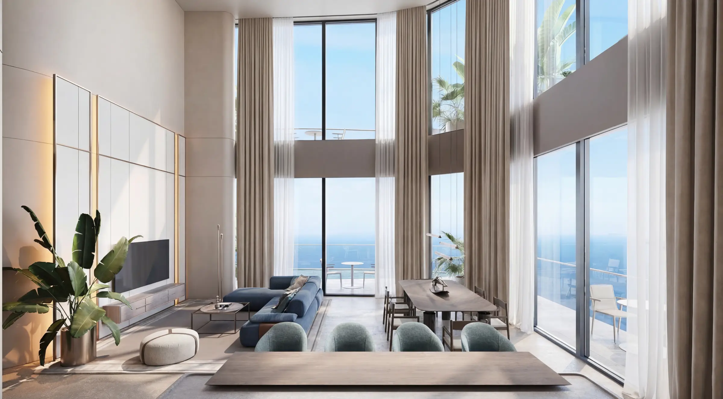 Gianfranco Ferre Residences, Al Marjan private beach, Al Marjan Island