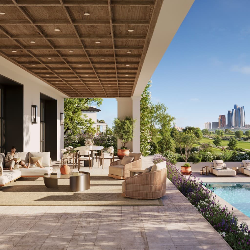 Hudayriyat Golf Estates by Modon golf mansion exterior, Hudayriyat Island Abu Dhabi
