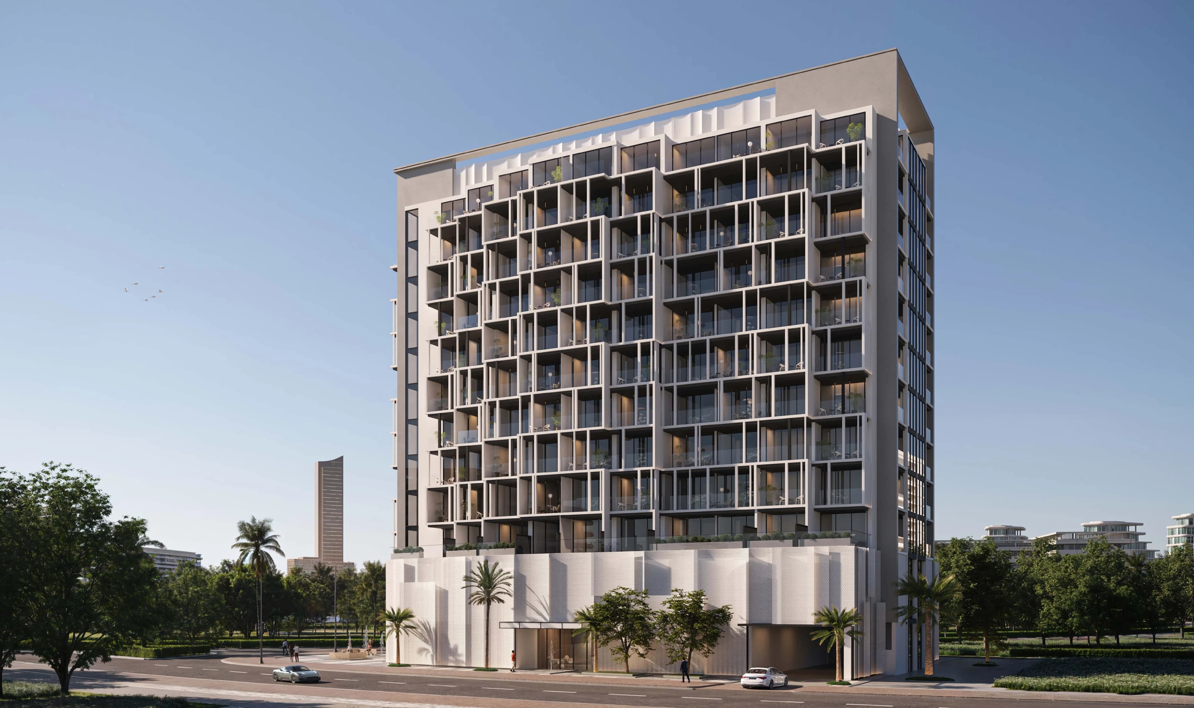 Island Heights, Al Marjan beachfront facade, Al Marjan Island