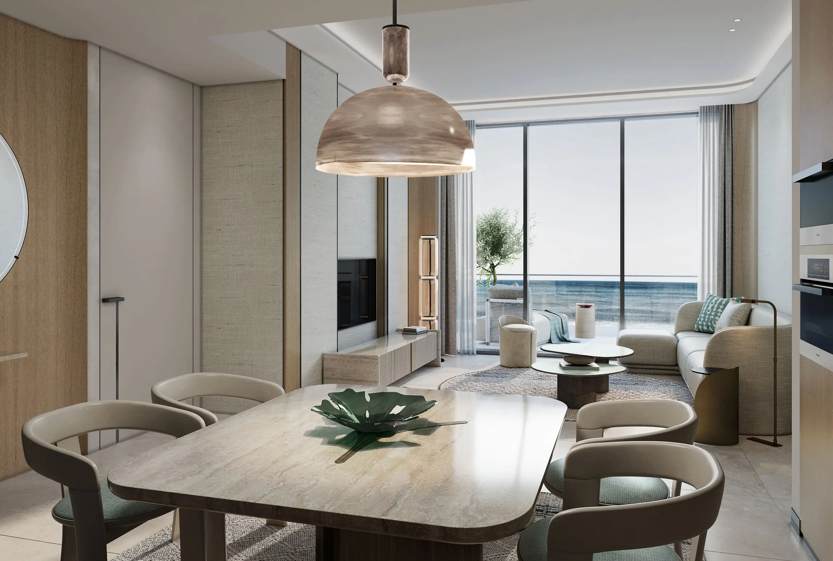 JW Marriott Residences & Resort, Al Marjan infinity pool terrace, Al Marjan Island