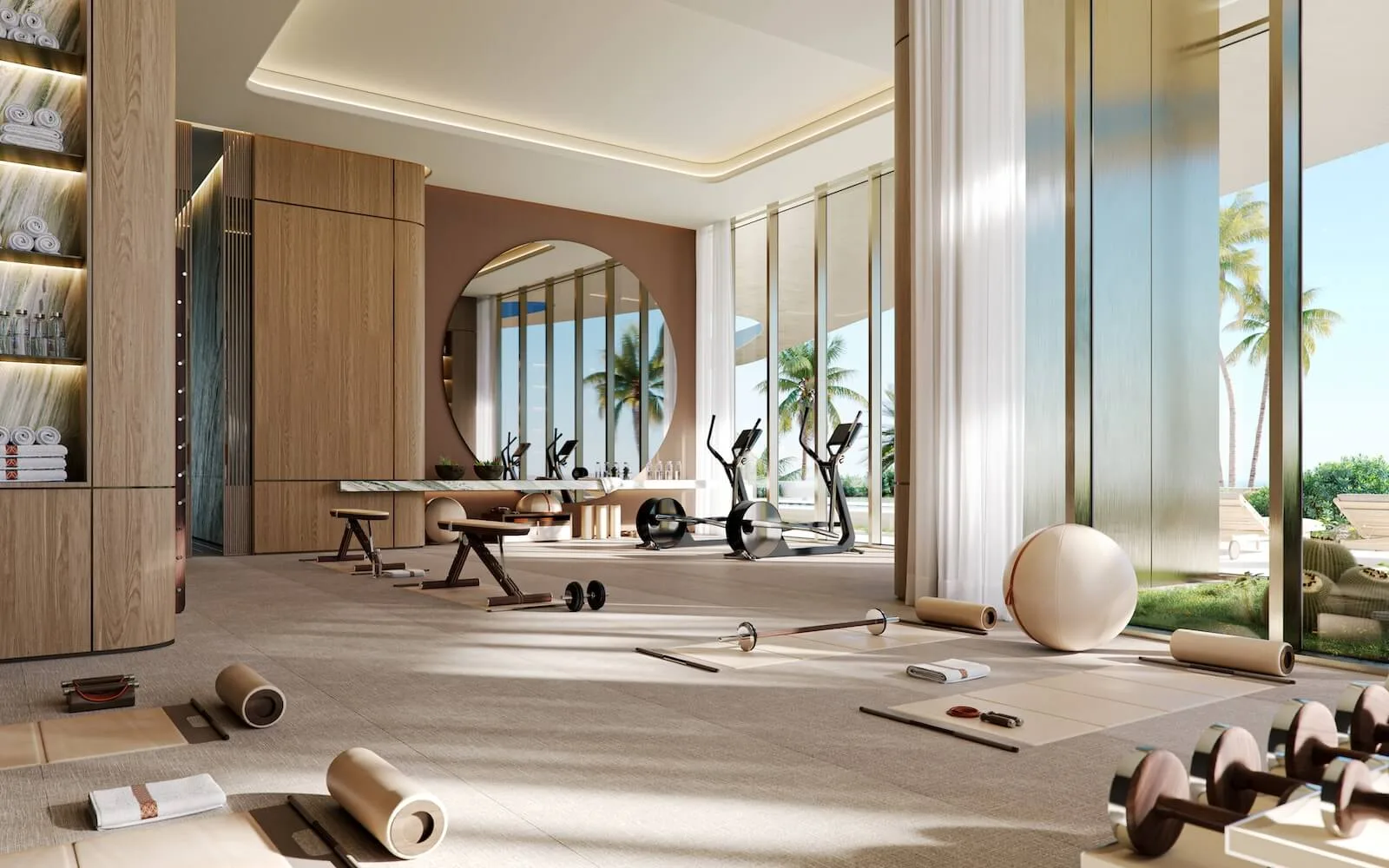 JW Marriott Residences Yas Island by Taraf fitness centre, Yas Bay Abu Dhabi