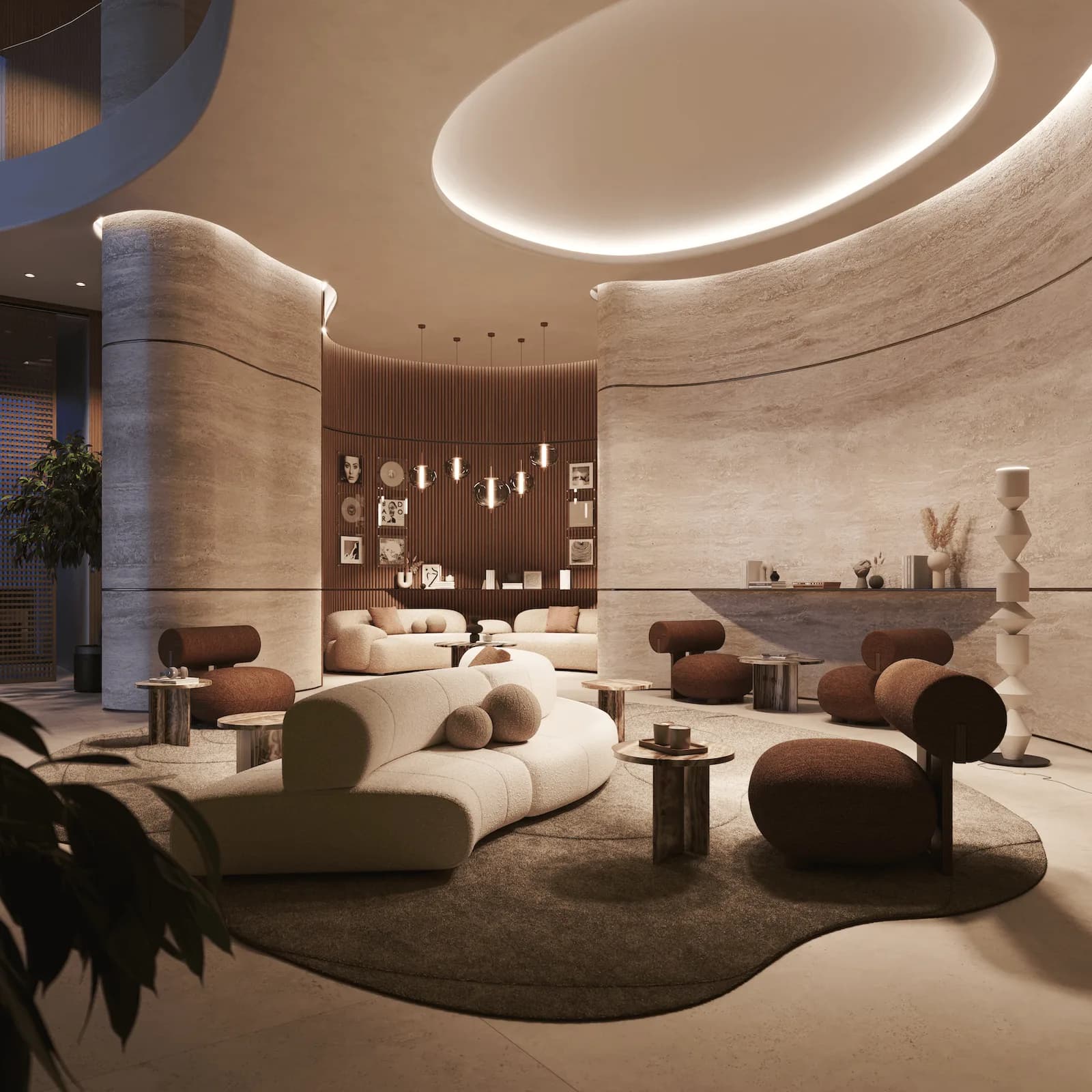 JW Marriott Residences Yas Island by Taraf music room, Yas Bay Abu Dhabi