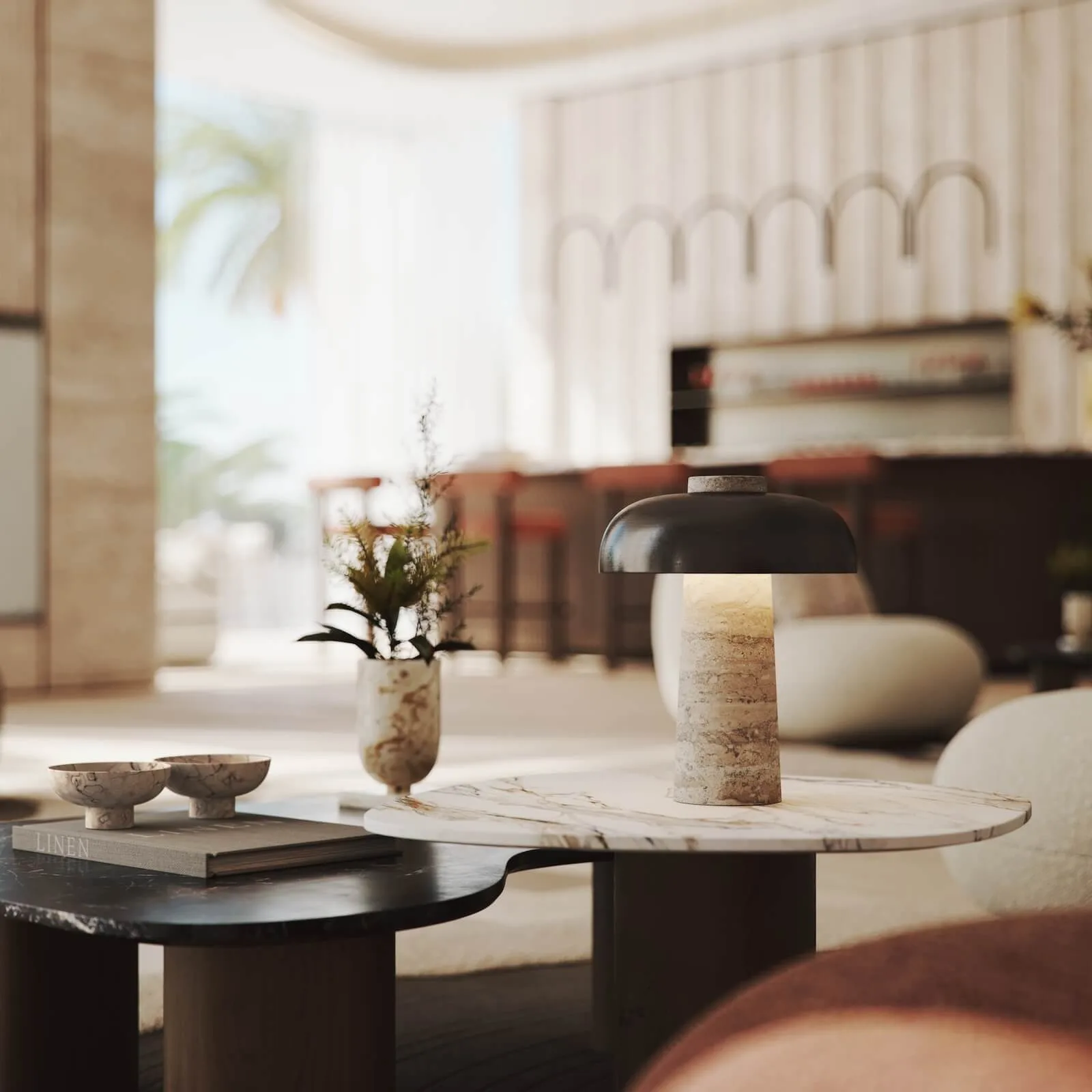 JW Marriott Residences Yas Island by Taraf residents lounge, Yas Bay Abu Dhabi