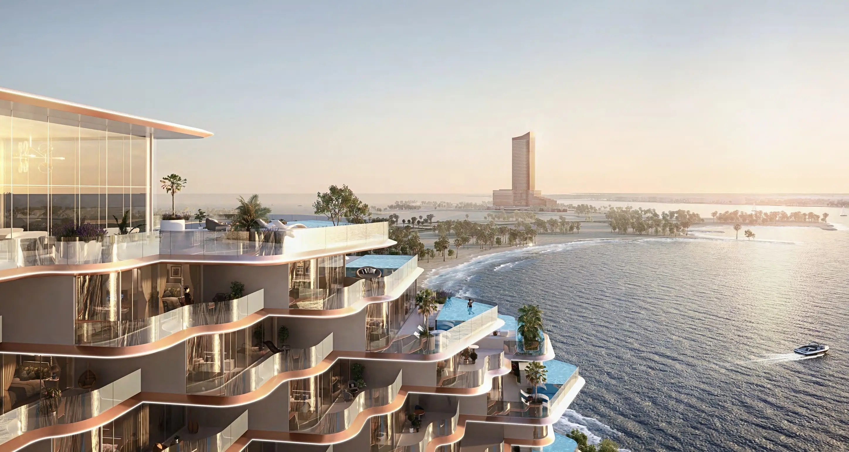 Karl Lagerfeld Beach Residences by Aark Floor Plans, Al Marjan Island, Ras Al Khaimah