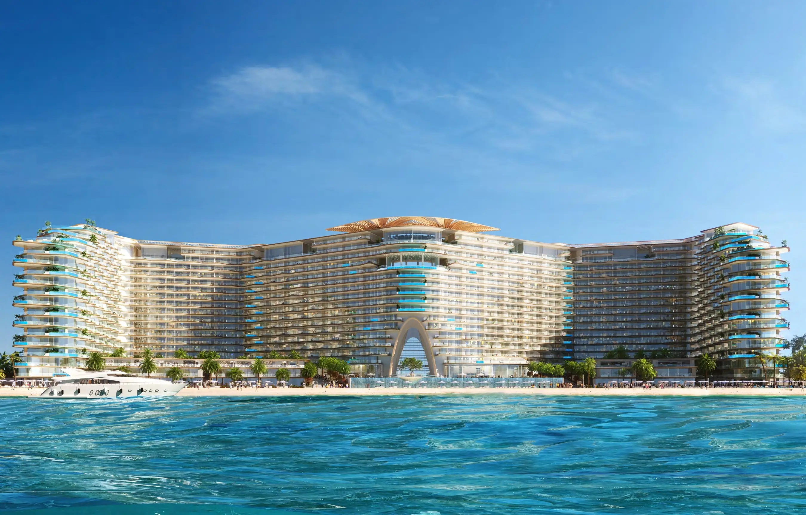Karl Lagerfeld Beach Residences by Aark, Al Marjan lobby reception, Al Marjan Island