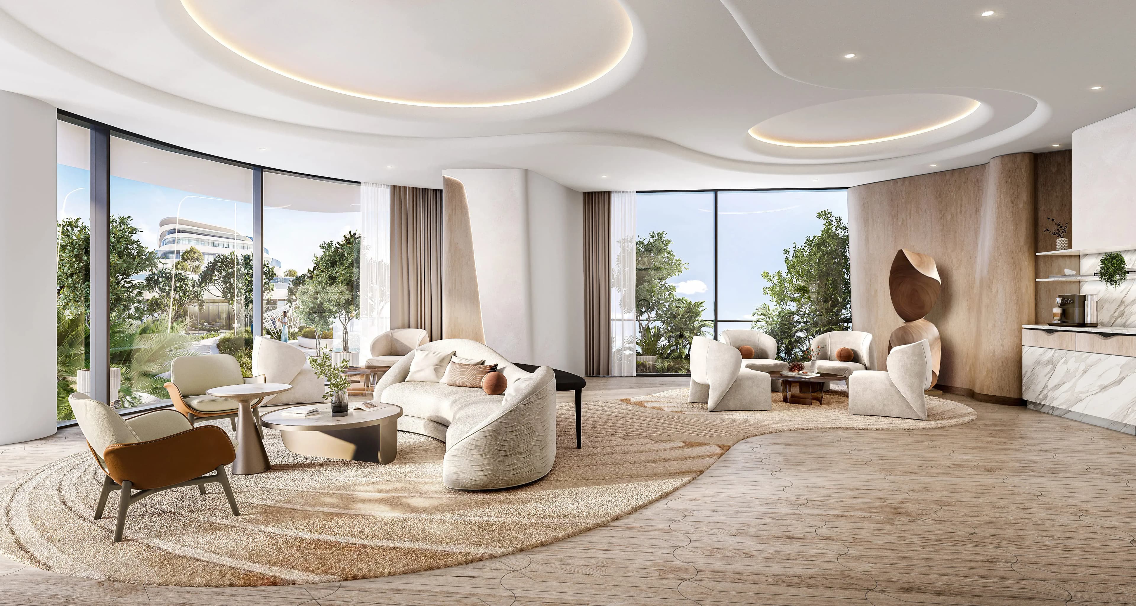 La Mazzoni, Al Marjan lobby reception, Al Marjan Island