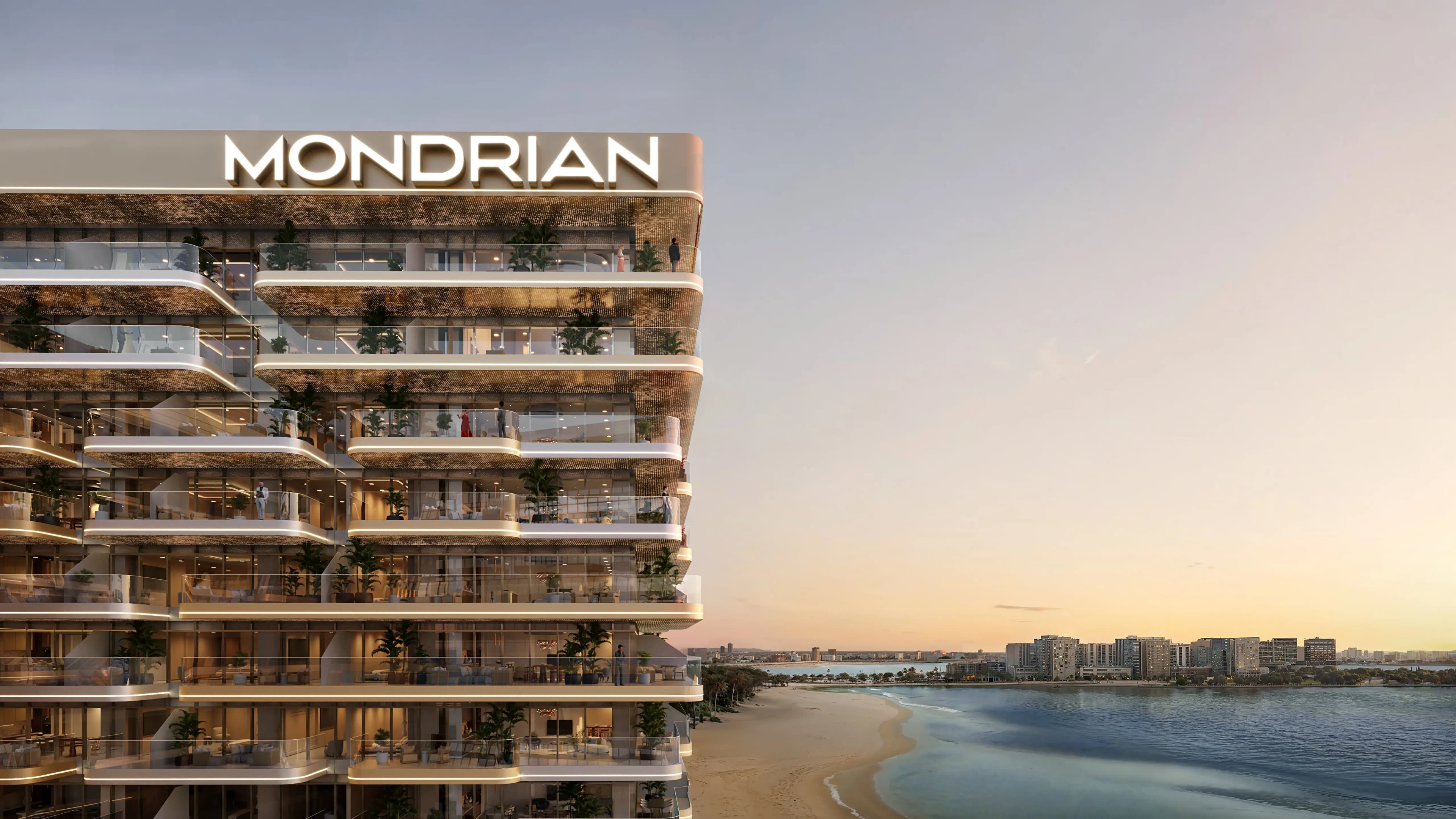 Mondrian Al Marjan Island Beach Residences Phase 2, Al Marjan lobby reception, Al Marjan Island