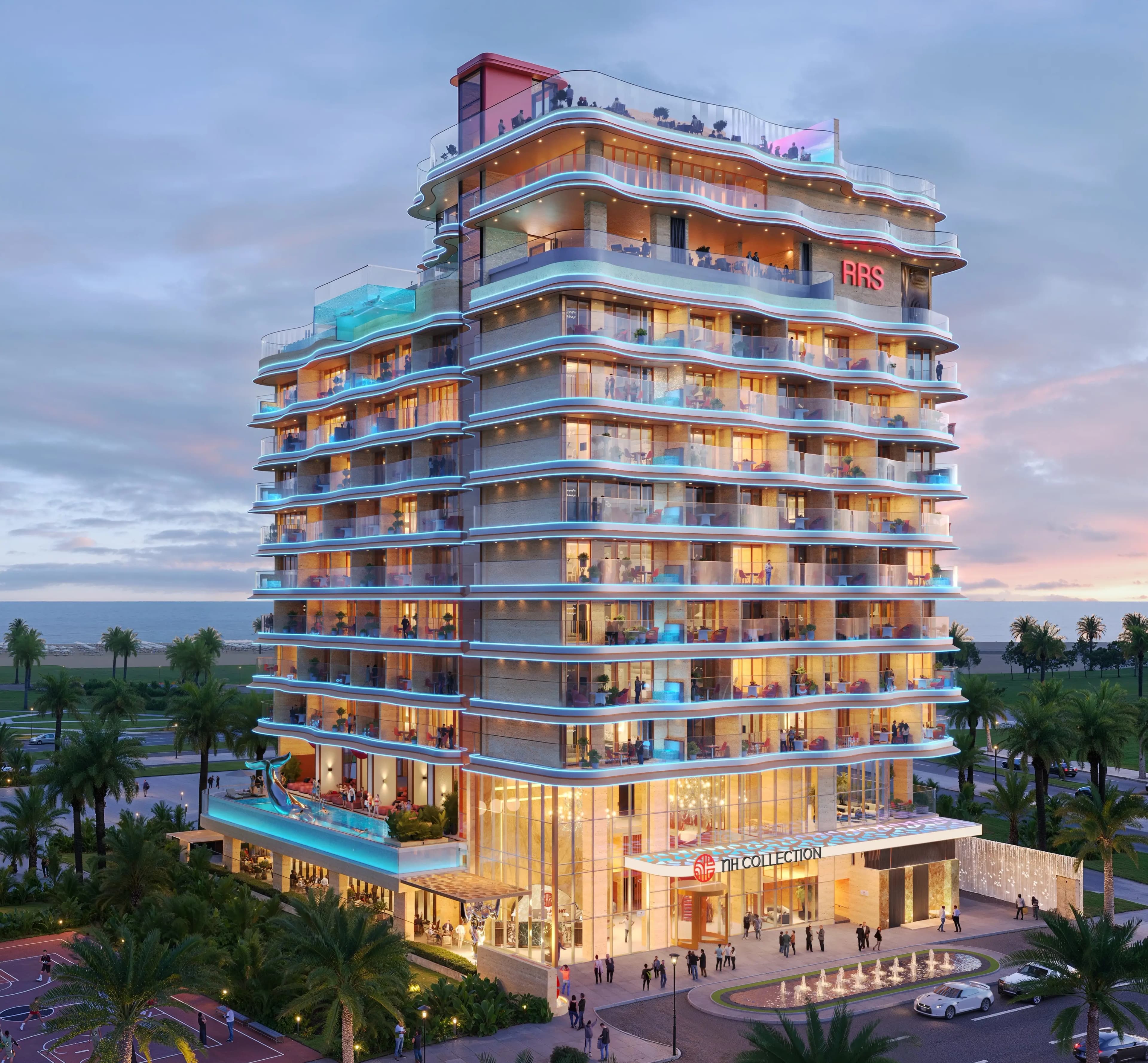 NH Collection Ras Al Khaimah Al Marjan Island Hotel & Apartments, Al Marjan private beach, Al Marjan Island