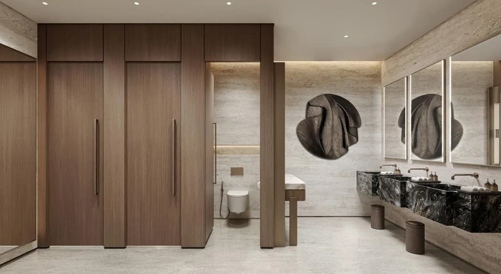 Nine Collective by Wasl elevator lobby interior, Wasl 1 Dubai