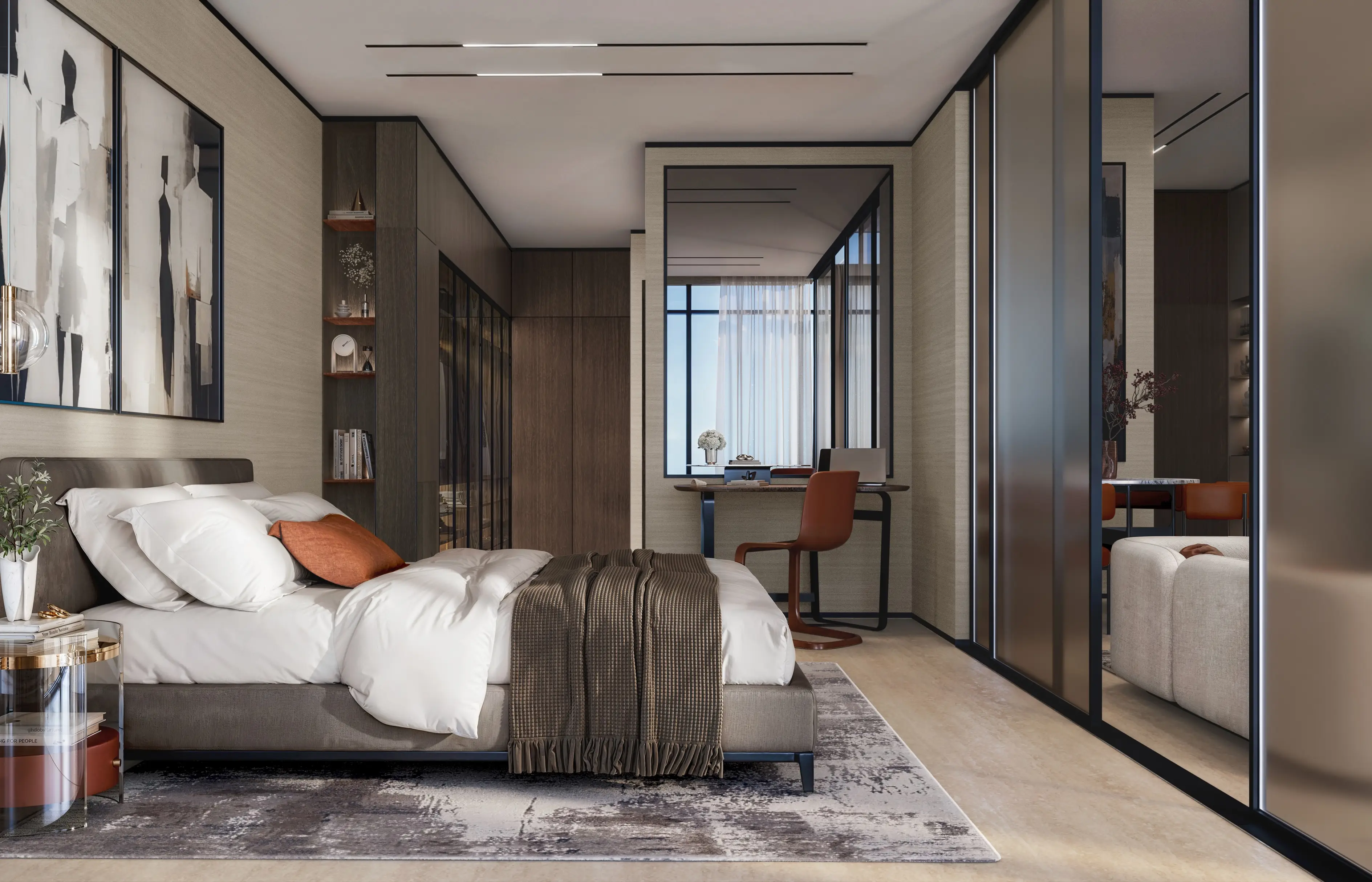 Ola Residences, Al Marjan lobby reception, Al Marjan Island