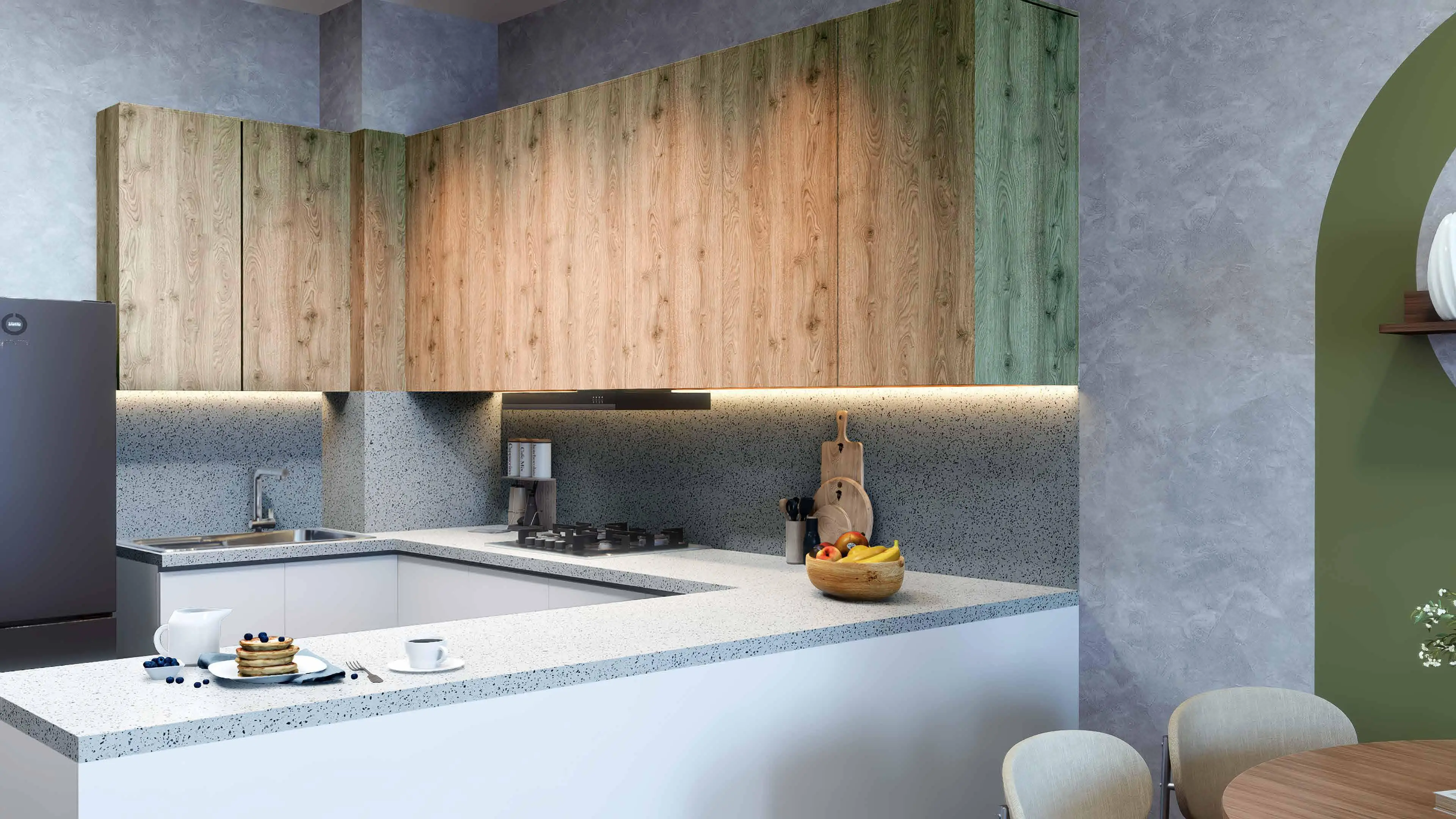 Park Beach Residence 2, Al Marjan beachfront facade, Al Marjan Island