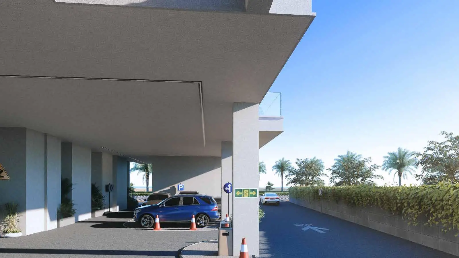 Park Beach Residence 2, Al Marjan infinity pool terrace, Al Marjan Island