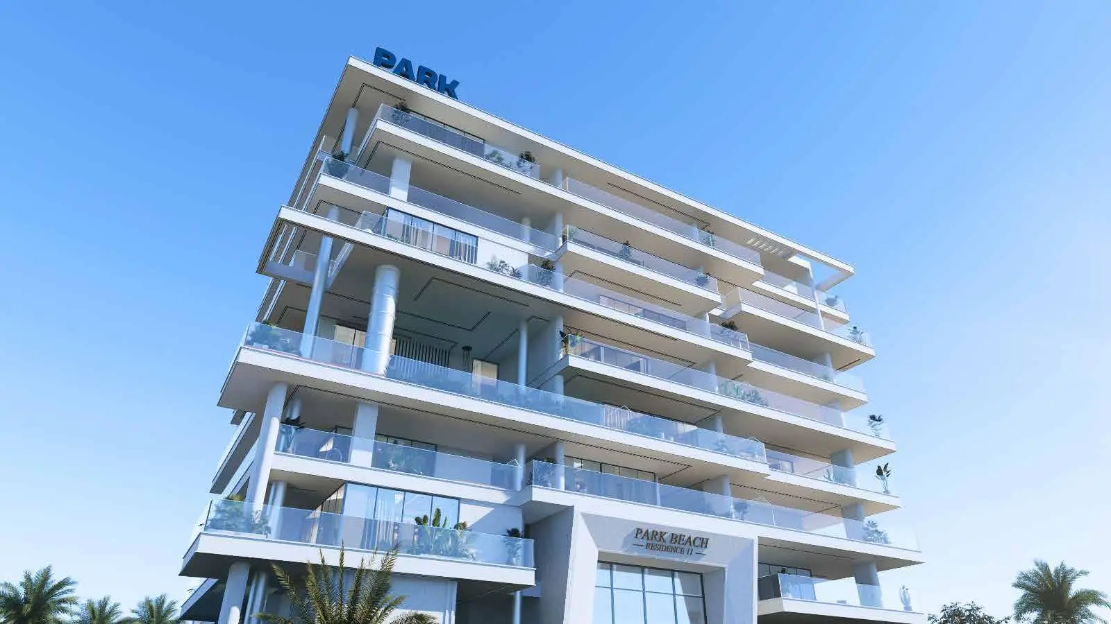 Living room with sea view at Park Beach Residence 2, Al Marjan