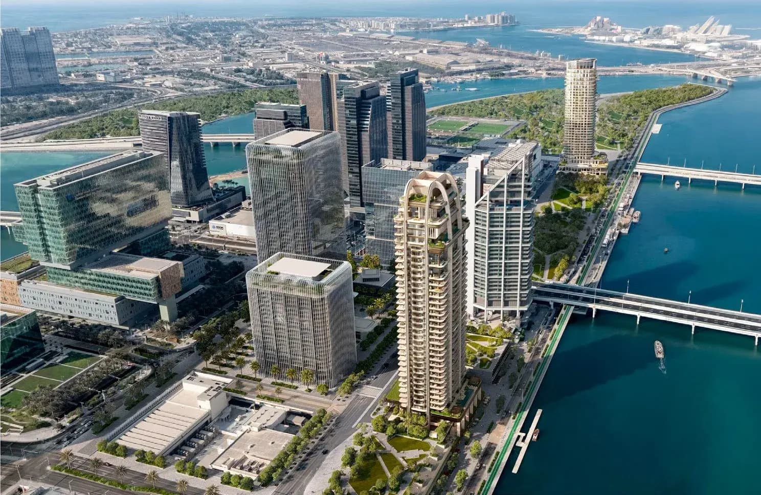 Map of The Ritz-Carlton Residences on Al Maryah Island, Abu Dhabi