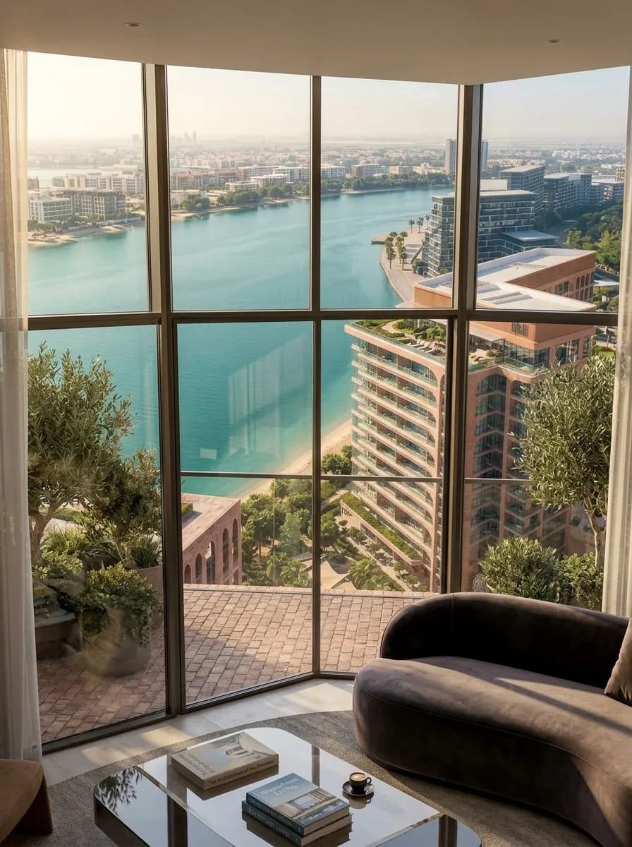 Seefa by Alef waterfront buildings and sea view, Al Khan, Sharjah