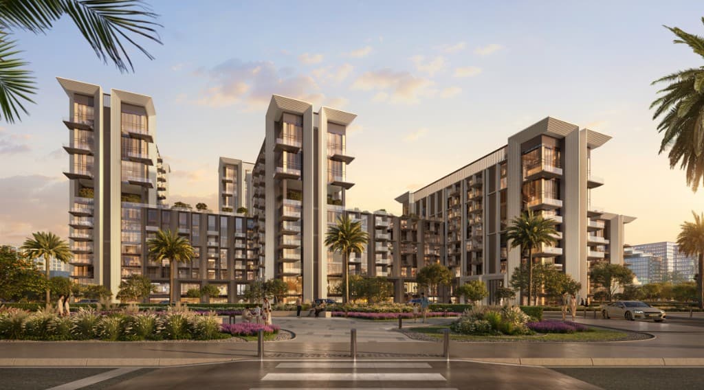 Saadiyat Cultural District residential towers near Dar Al Funoon, Abu Dhabi