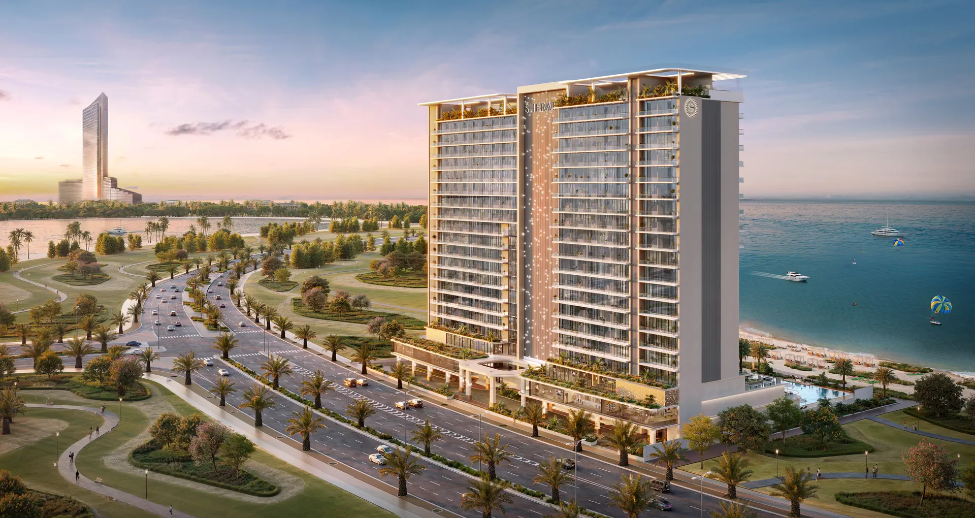Sheraton Residences Al Marjan Island resort exterior