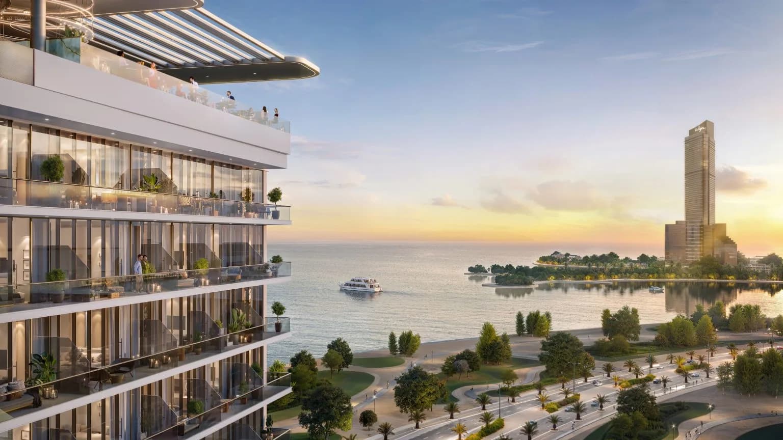 Sheraton Residences Al Marjan Island facade