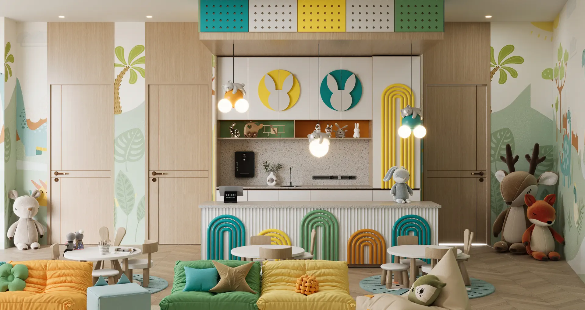 Kids club and play area at Sheraton Residences Al Marjan Island
