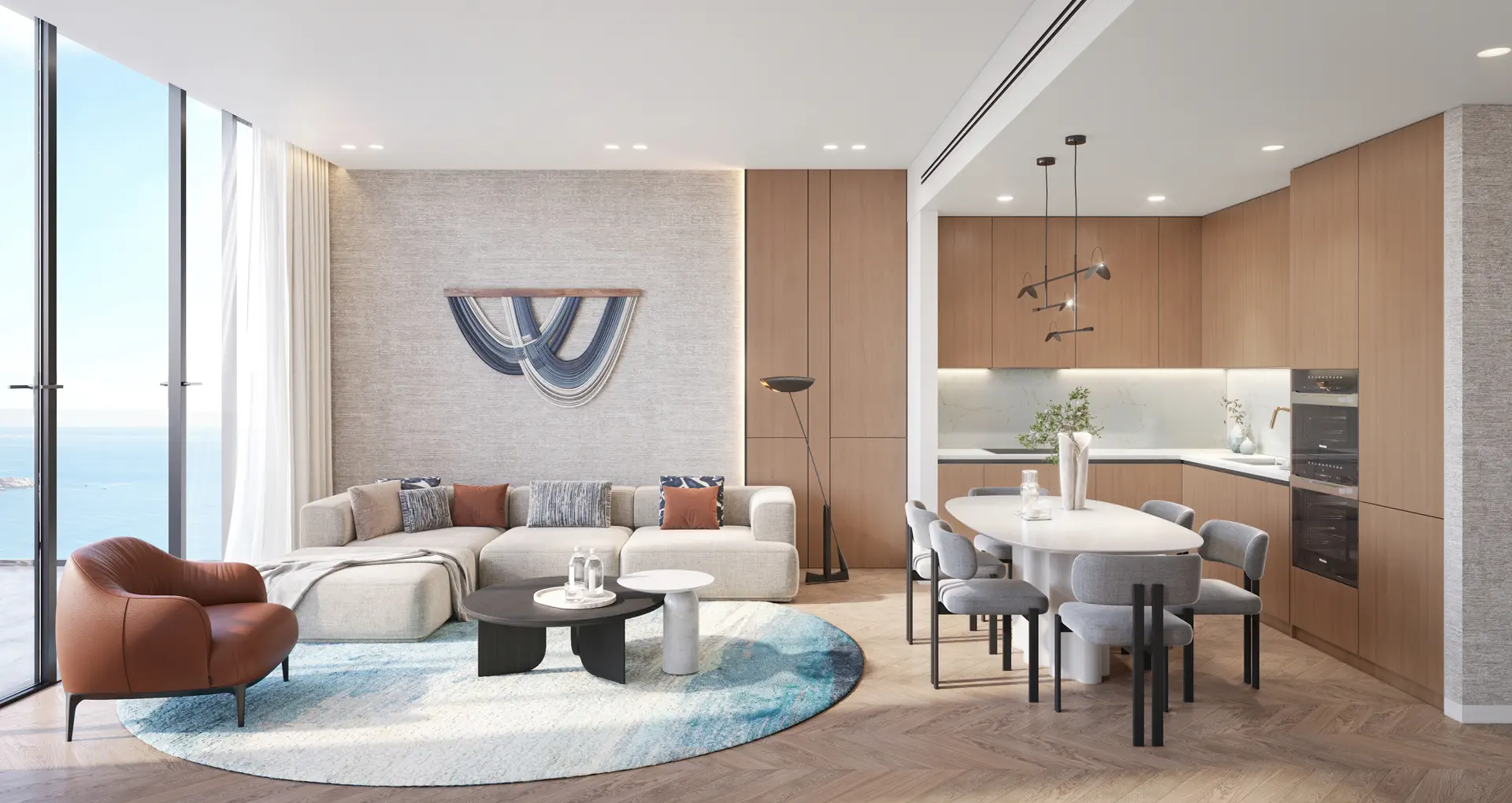Sheraton Residences Al Marjan Island living interior