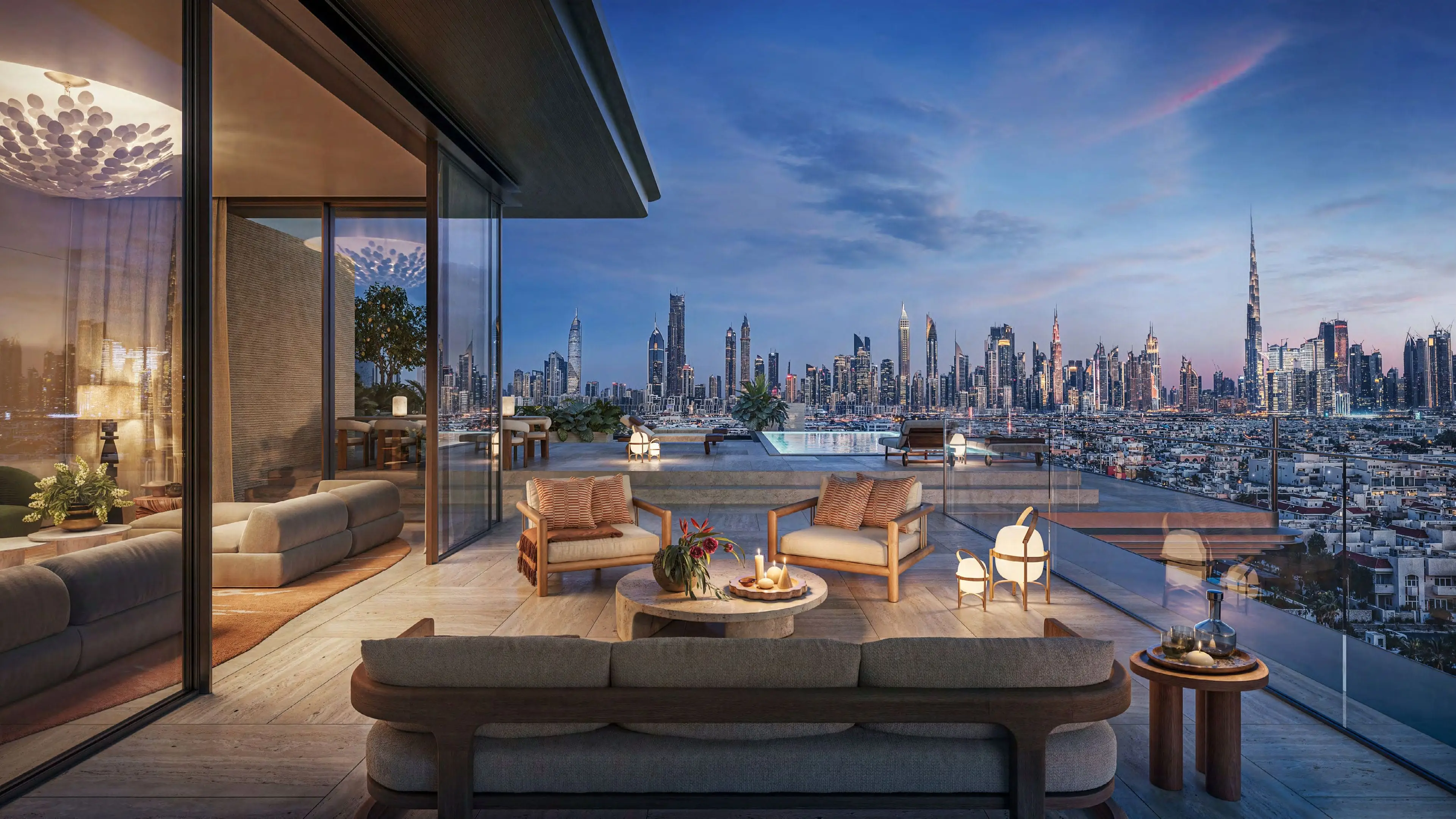 Aerial context for Solaya by Meraas at Port de La Mer on the Jumeirah coastline, Dubai