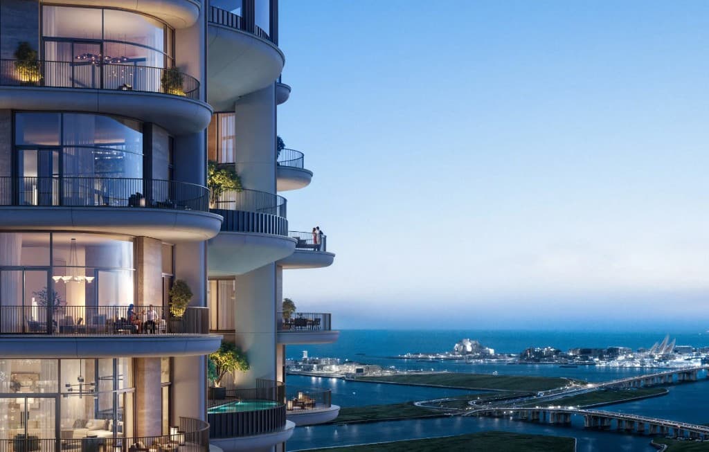 St. Regis The Residences at Al Maryah Island canal view balcony in Abu Dhabi