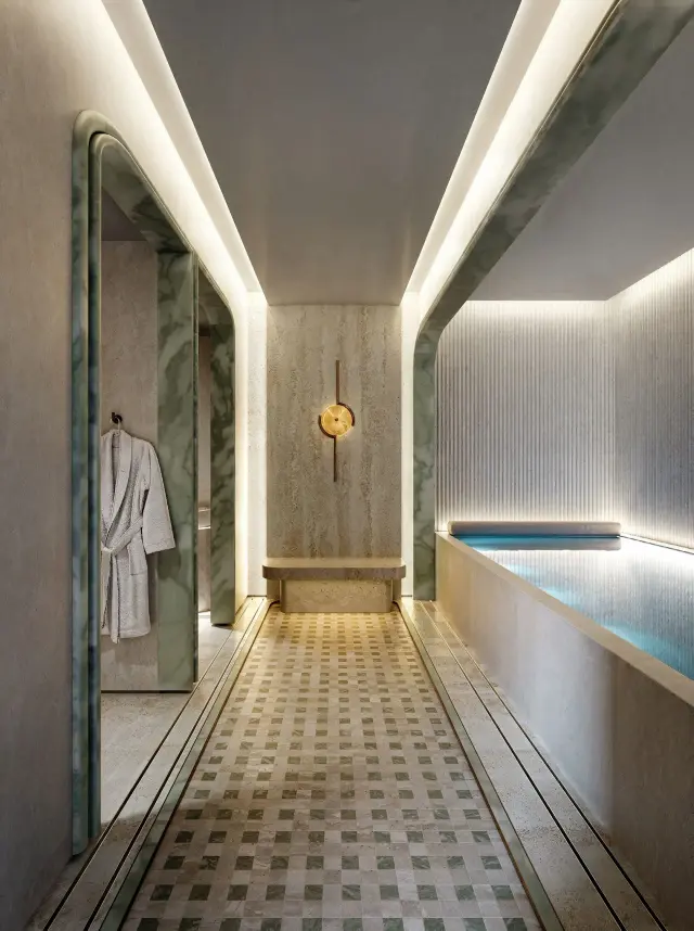 St. Regis The Residences at Al Maryah Island sauna steam and cold plunge in Abu Dhabi