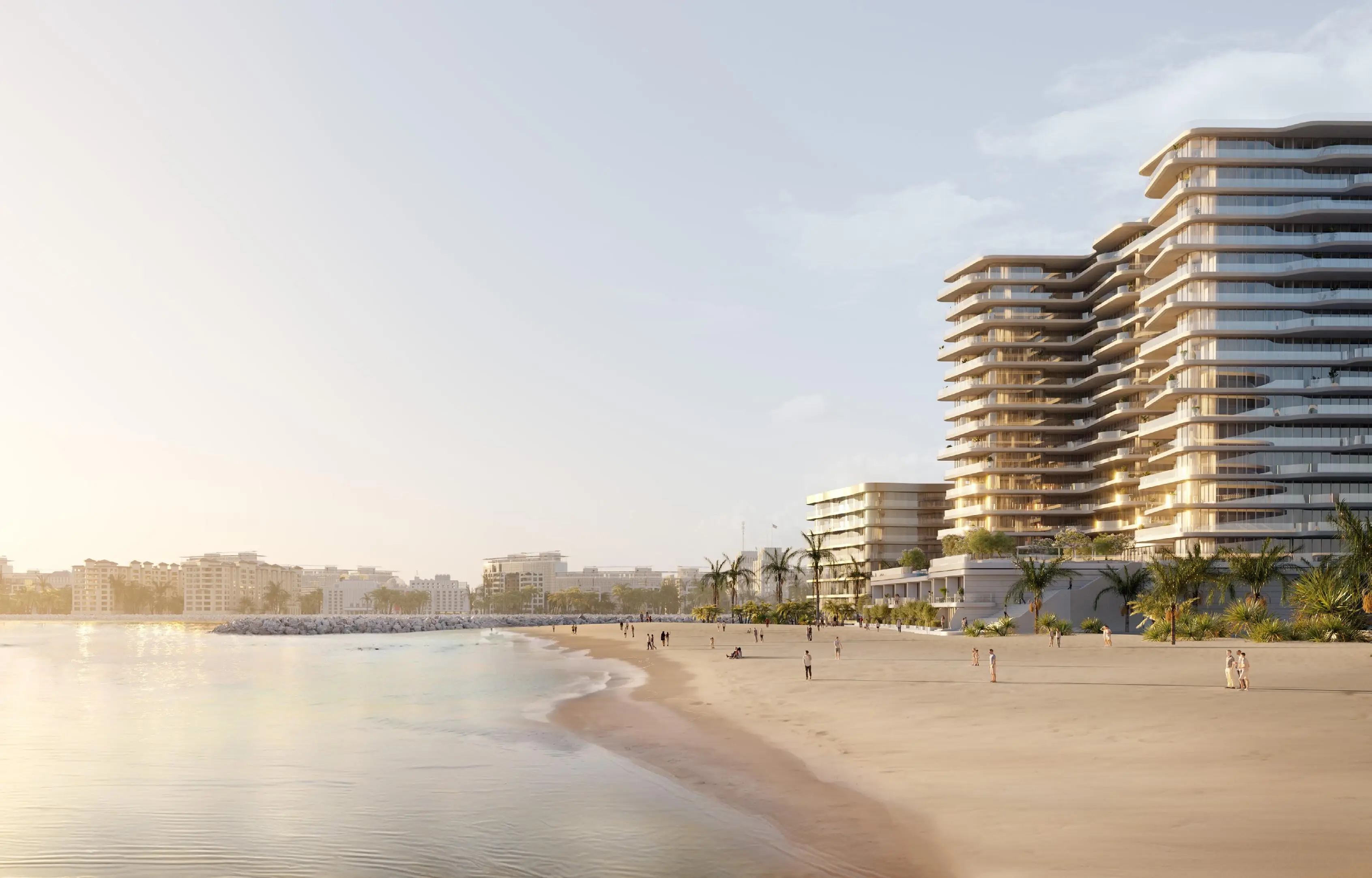 The Astera, Al Marjan infinity pool terrace, Al Marjan Island