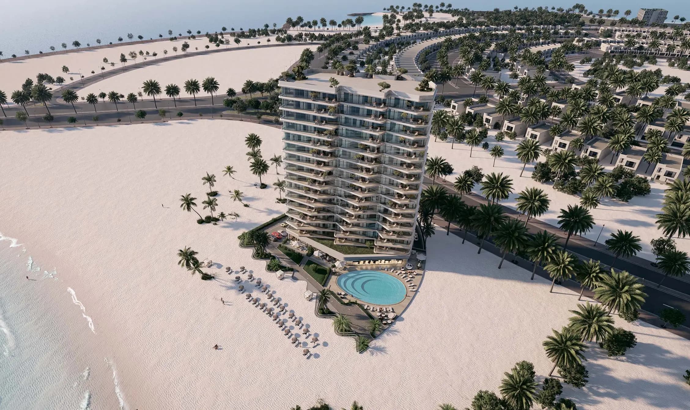 The Beach Vista, Al Marjan lobby reception, Al Marjan Island