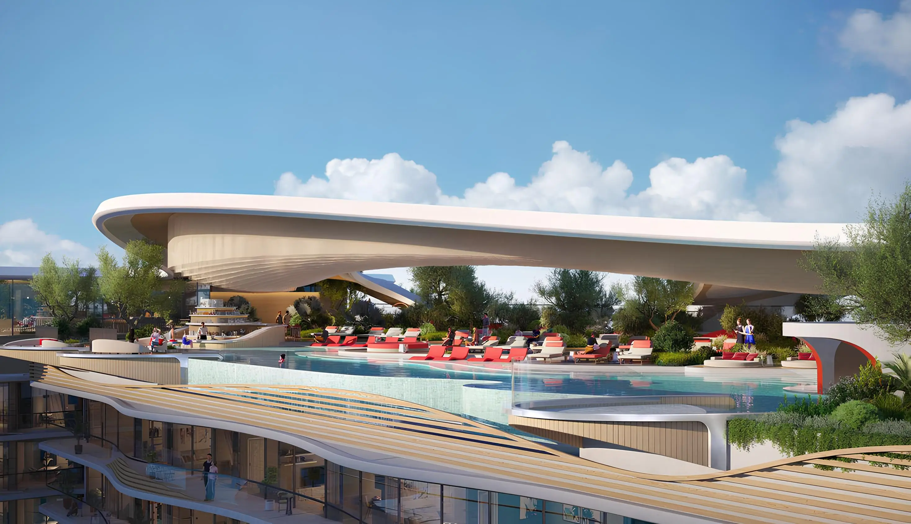 The Unexpected Al Marjan Island Hotel & Residences, Al Marjan kitchen dining, Al Marjan Island