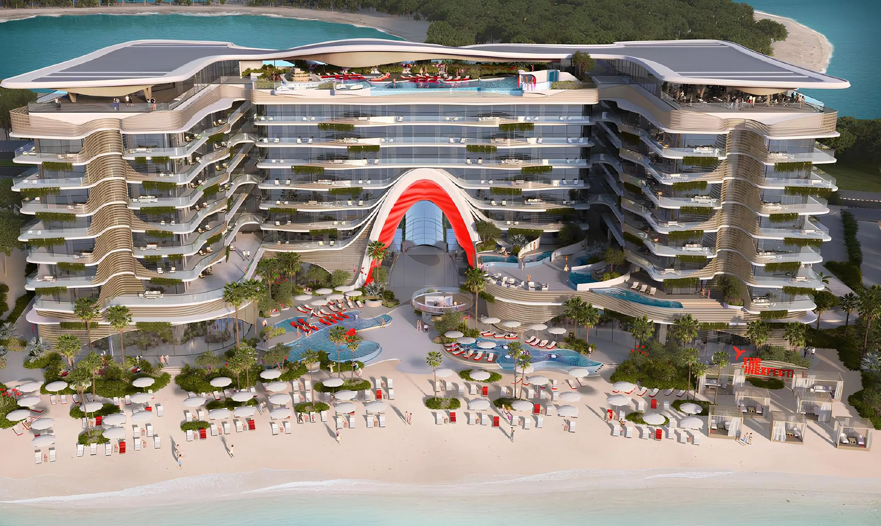 The Unexpected Al Marjan Island Hotel & Residences, Al Marjan lobby reception, Al Marjan Island