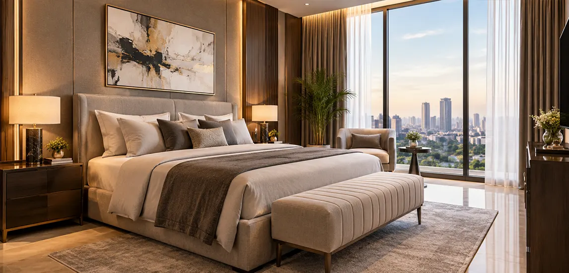 The Vault by Imtiaz at Majan bedroom interior