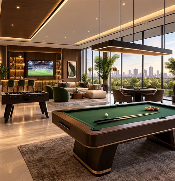 The Vault by Imtiaz at Majan clubhouse indoor games