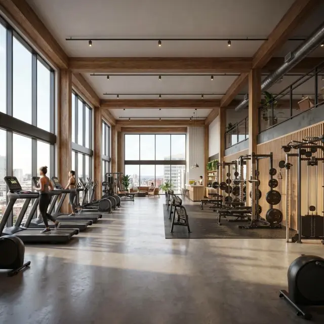The Views by Ardee fully equipped fitness gym, Al Marjan Island