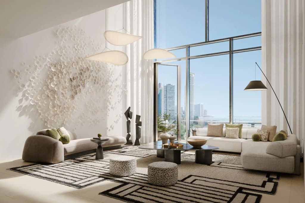 W Residences by Taraf at Al Maryah Island penthouse living in Abu Dhabi