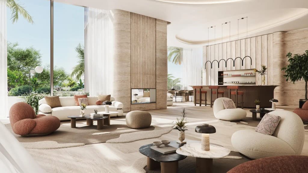 W Residences by Taraf at Al Maryah Island residence lounge in Abu Dhabi