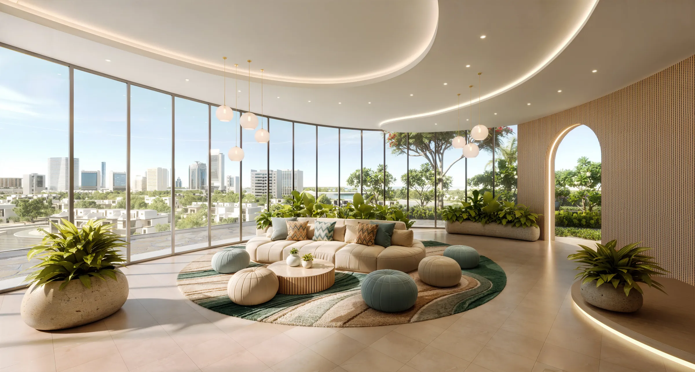 Clubhouse lounge