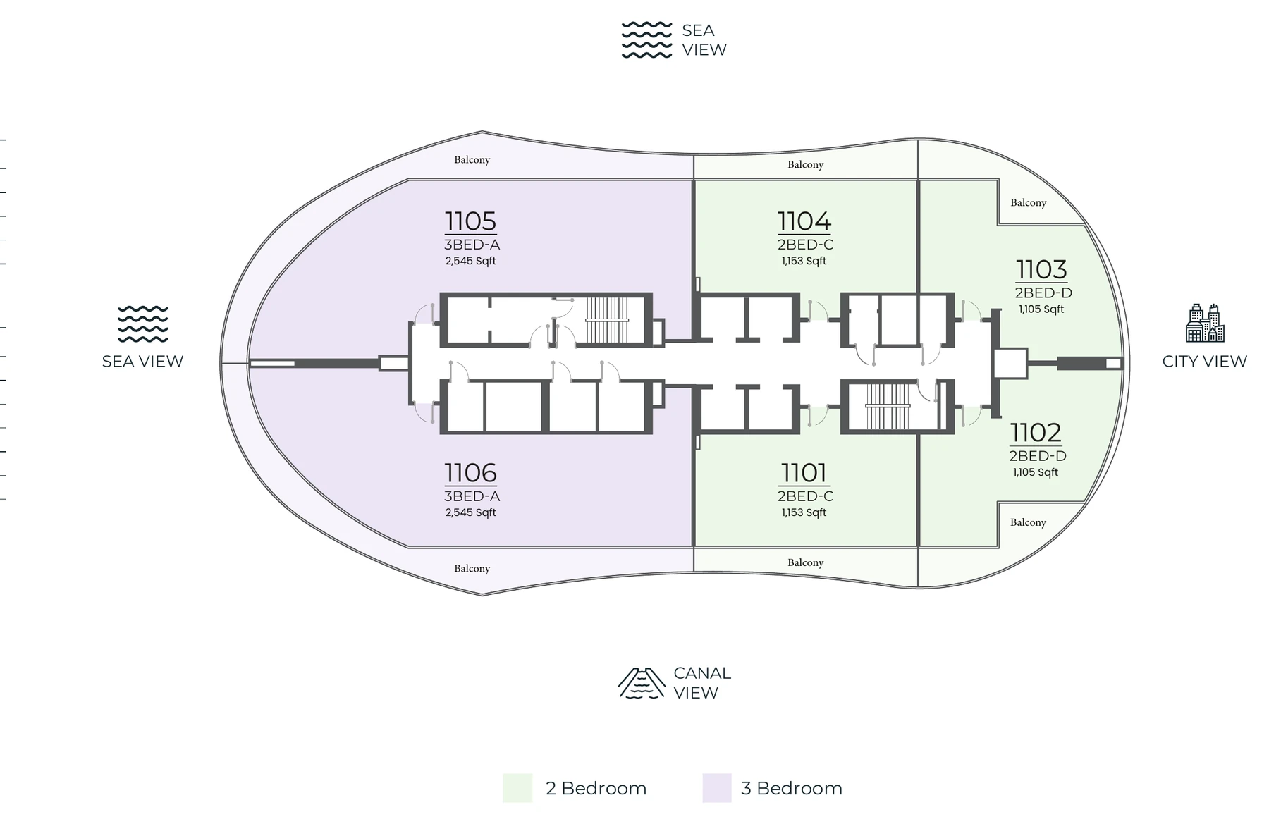 Floors 11 to 22 plate